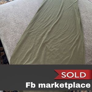 Green T-shirt dress Large